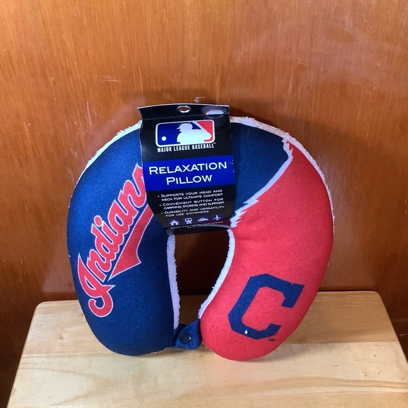 MLB Other - MLB Red and Blue Cleveland Indians Relaxation Pillow